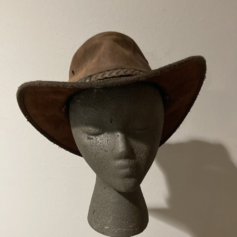 Batman Aussie Outback Leather hat